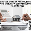 Онлайн-голосование за распределение средств бюджета Сургутского района на 2026 год Онлайн-голосование за распределение средств бюджета Сургутского района на 2026 год